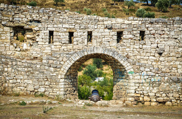 The castle of Berat, Albania