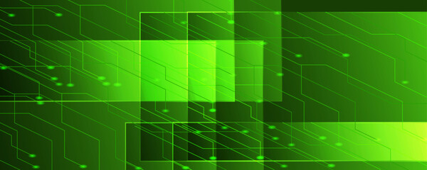 Geometric overlapping beautiful green background. Abstract geometric and square overlap layer pattern on green background.