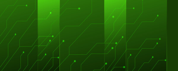 Geometric overlapping beautiful green background. Abstract geometric and square overlap layer pattern on green background.