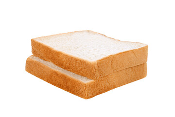 Sliced bread isolated on transparent background. PNG