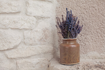 lavender flowers in a vase
