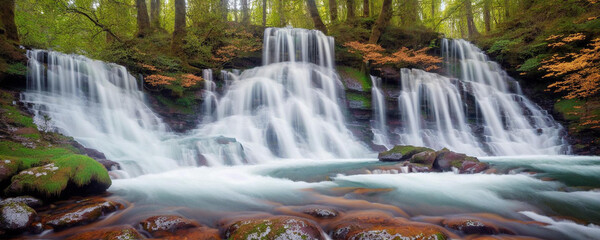 waterfall in the forest