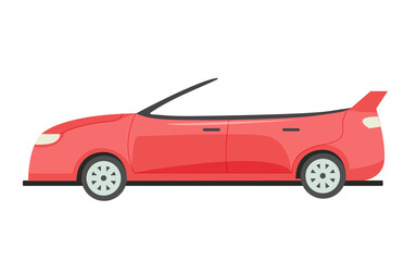 car vehicles transport in flat style 