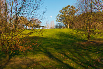 Asturias, Oviedo, parque público Purificación Tomas, España, Spain