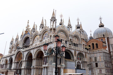 facade of the cathedral of San Marco