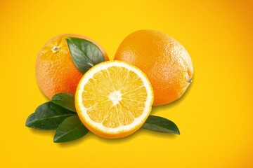 Fresh ripe juicy Orange fruit