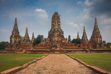 In the historic centre of Ayutthaya - obrazy, fototapety, plakaty
