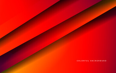 Abstract overlap layer red color  background