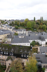 Obraz premium Stadtteil Grund in Luxemburg (Stadt)