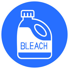 Bleach can Vector Icon

