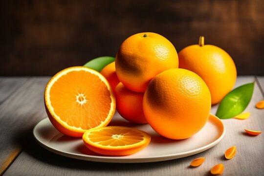 oranges and tangerines Generative AI