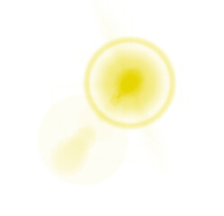 Overlays, overlay, light transition, effects sunlight, lens flare, light leaks. High-quality stock PNG image of sun rays light overlays yellow flare glow isolated on transparent background for design
