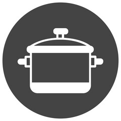 Obraz premium Cooking pot Vector Icon 