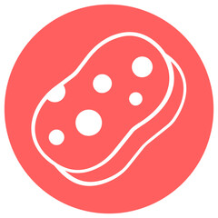 Cleaning sponge Vector Icon

