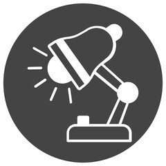 Desk lamp Vector Icon
