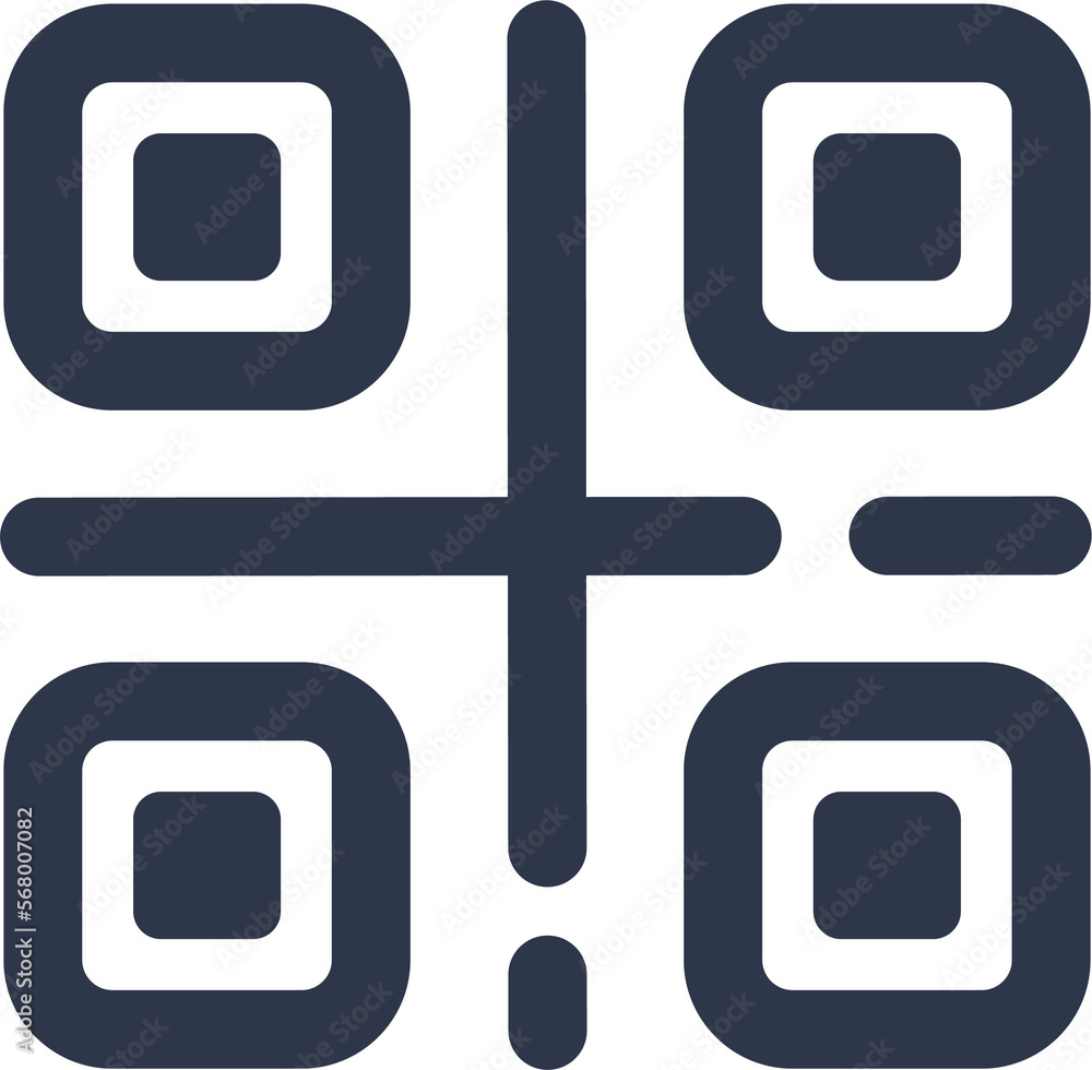 Poster qr code icon in black colors. scan qr code signs illustration.