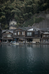 Obraz premium 伊根の舟屋