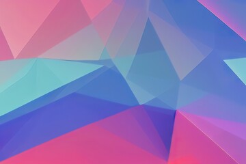 Trendy Triangular Mosaic Pattern for Business Card Design.