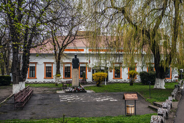 Beautiful cultural edifice in a small mountain town.

