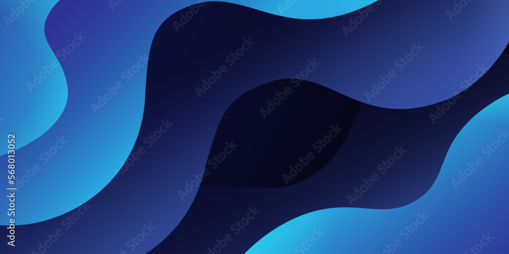 Poster abstract colorful minimal liquid round curving geometric pattern background - template, fluid gradie