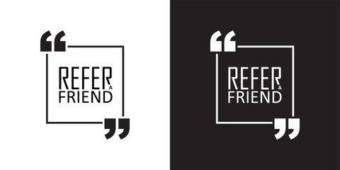 refer a friend sign 