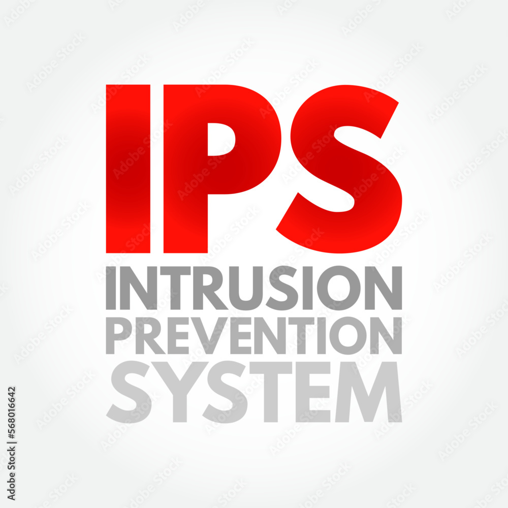 Poster ips - intrusion prevention system is a network security tool that continuously monitors a network fo