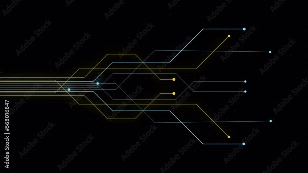 Leinwandbilder PNG Alpha.Abstract digital dot line particle data background connecting technology concept.