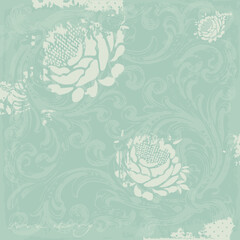 Background with roses