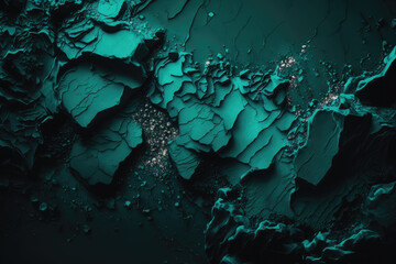 Deep Teal Background, texture, generative AI