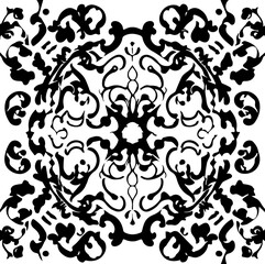 An transparent baroque style frame border design element. Shapes were vectorized from an ai generation.  