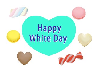 happy white dayとスイーツ