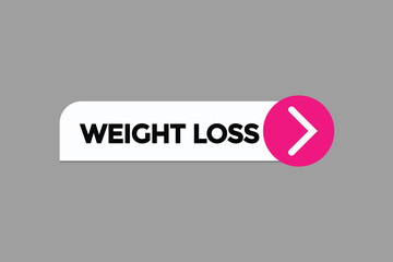 weight loss button vectors.sign label speech bubble weight loss
