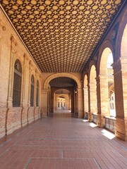Fototapeta premium interior of plaza de espana