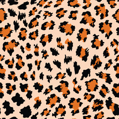 seamless leopard pattern design. Jaguar, cheetah, panther fur. colorful seamless camouflage background. Abstract animal skin