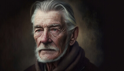 Portrait of a senior Caucasian man