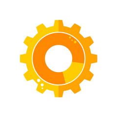 gear, cogwheel, setting - icon showing