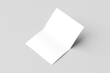 A4 size bi fold brochure mockup