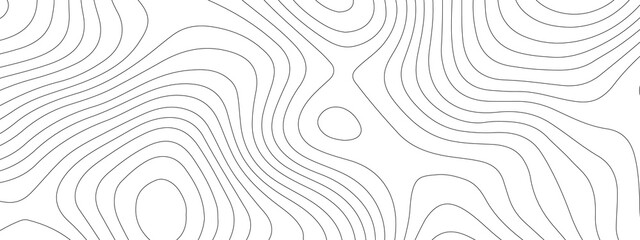 Topographic map background geographic line map with elevation assignments. Modern design with White background with topographic wavy pattern design.paper texture Imitation of a geographical map shades © Sajjad