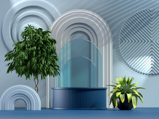 Background for advertising banners