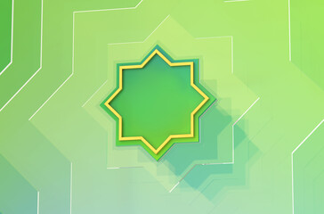 Islam star for banner