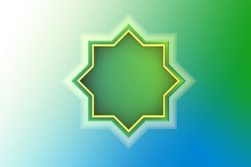 Islam star for banner