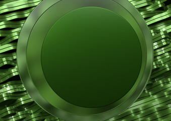 Abstract green background for title