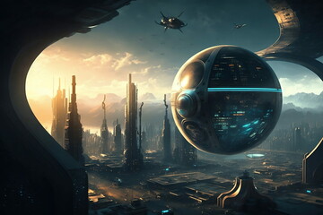 A Beautiful Futuristic View