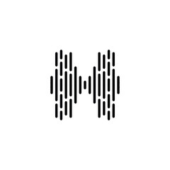 Dumbbell icon. Simple style gym tournament poster background symbol. Dumbbell brand logo design element. Dumbbell t-shirt printing. vector for sticker.