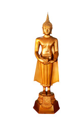 Buddha statue isolated on transparent background png file