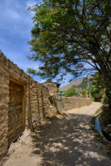 Rural road from the town center of Chuchupampa in the city of Tarma.