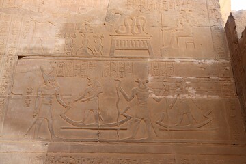 Ancient egyptian temple of Kom Ombo in Aswan 