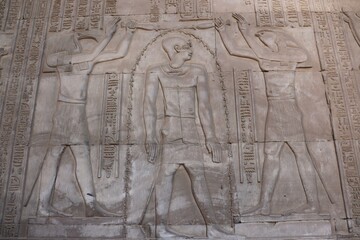 Ancient egyptian temple of Kom Ombo in Aswan 