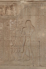 Ancient egyptian temple of Kom Ombo in Aswan 