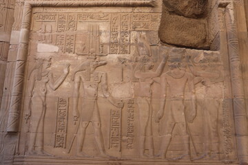 Ancient egyptian temple of Kom Ombo in Aswan 